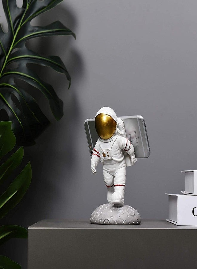 AUGEN Exclusive Resin Astronaut Figurine Mobile Holder Stand for Showpiece (6.5 Inches, Standard, Multicolour) - Image 4